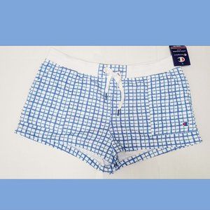 New Champion 2pc. Campus French Terry Set - Blue/White - X-Large